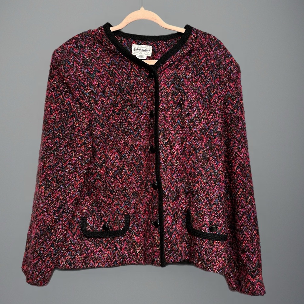 Haberdashery Women's Multicolor Tweed Jacket
